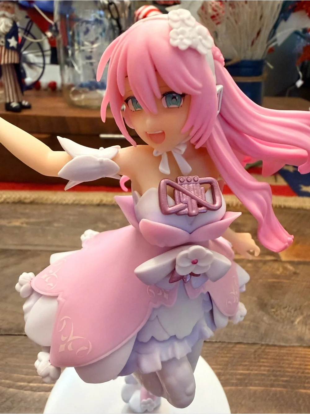 SEGA Hatsune Miku Series Luminasta Megurine Luka 15th Anniversary Figure EUC